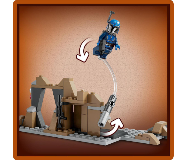 LEGO STAR WARS 75373 Zasadzka na Mandalorze — zestaw bitewny - 1248543 - zdjęcie 9